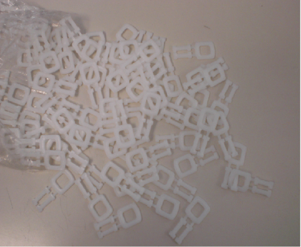 Fibbie in plastica